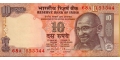 India 10 1996 UNC P-89/b